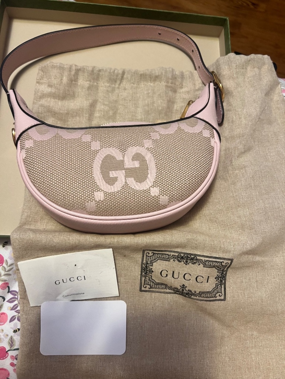 Gucci handbag/Ophidia jumbo GG mini/canvas/authentic gucci purse - Picture 3 of 14
